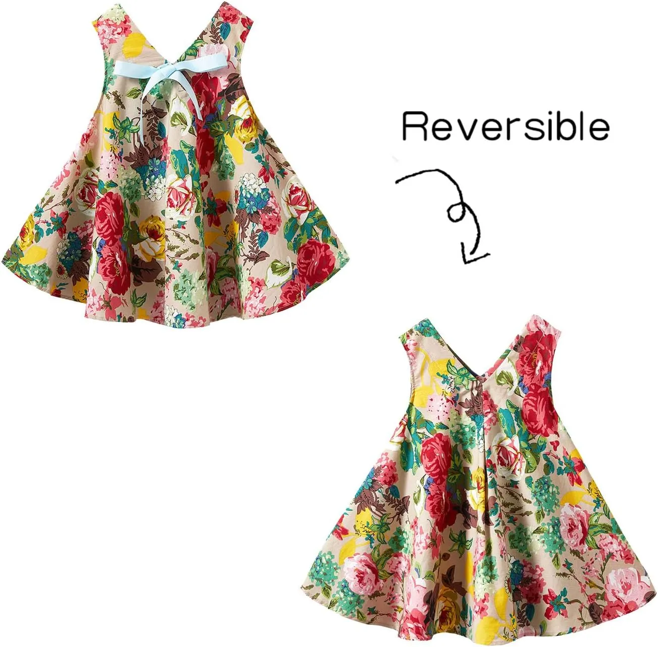 Mud Kingdom Little Girls Shorts Sets Floral Pattern Summer Sleeveless 2 Piece Outfits