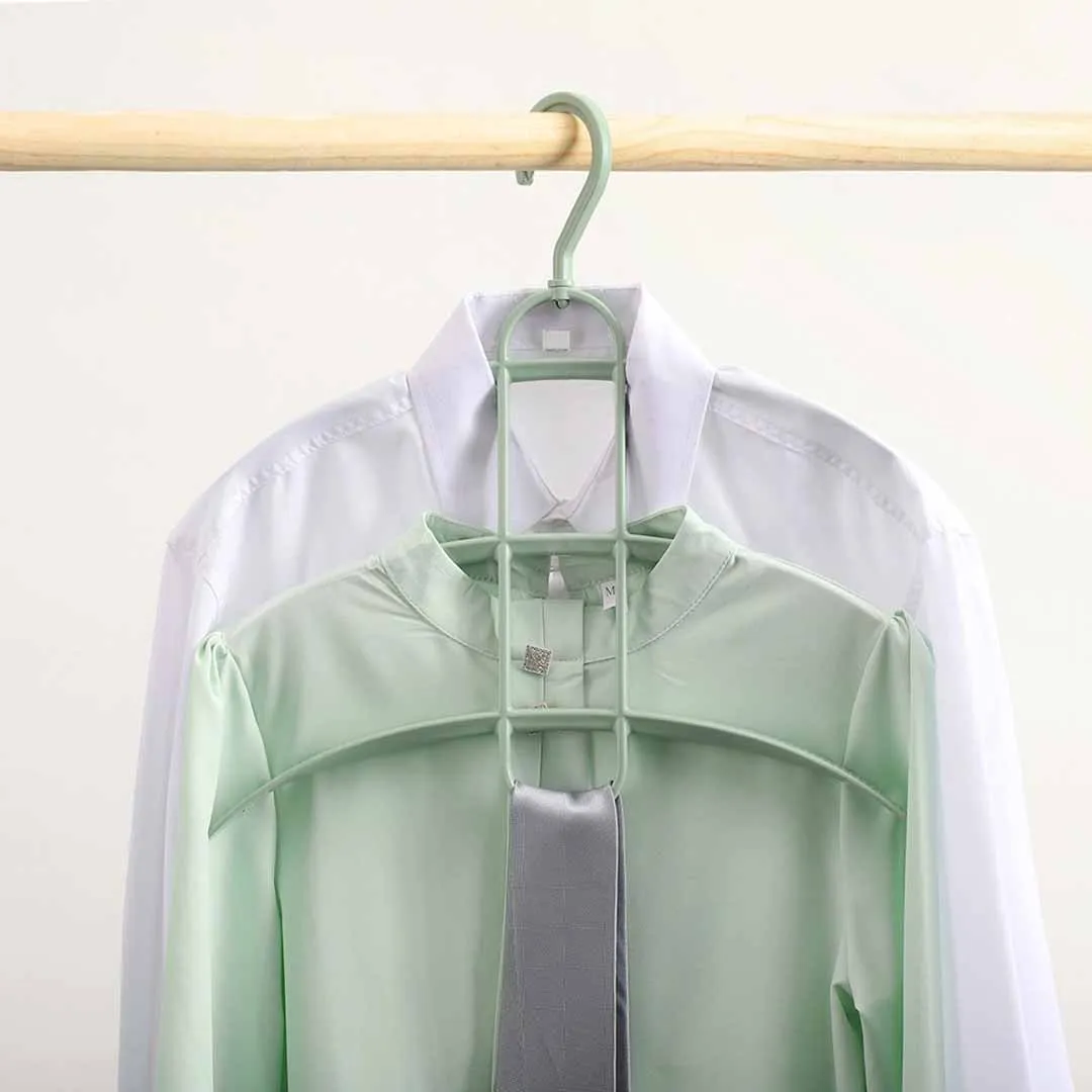 Multifunction Wide Shoulder Anti-Slip 3 Layers Hanger