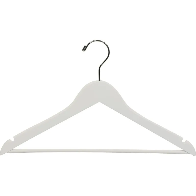 New Publo 25 Pcs Wood Hanger for Dress/Shirt/Sweater
