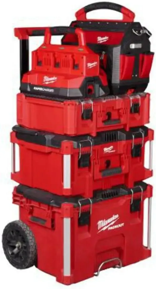 Open Box -  Milwaukee Tool M18 18V Lithium-Ion PACKOUT 6-Port Rapid Charger