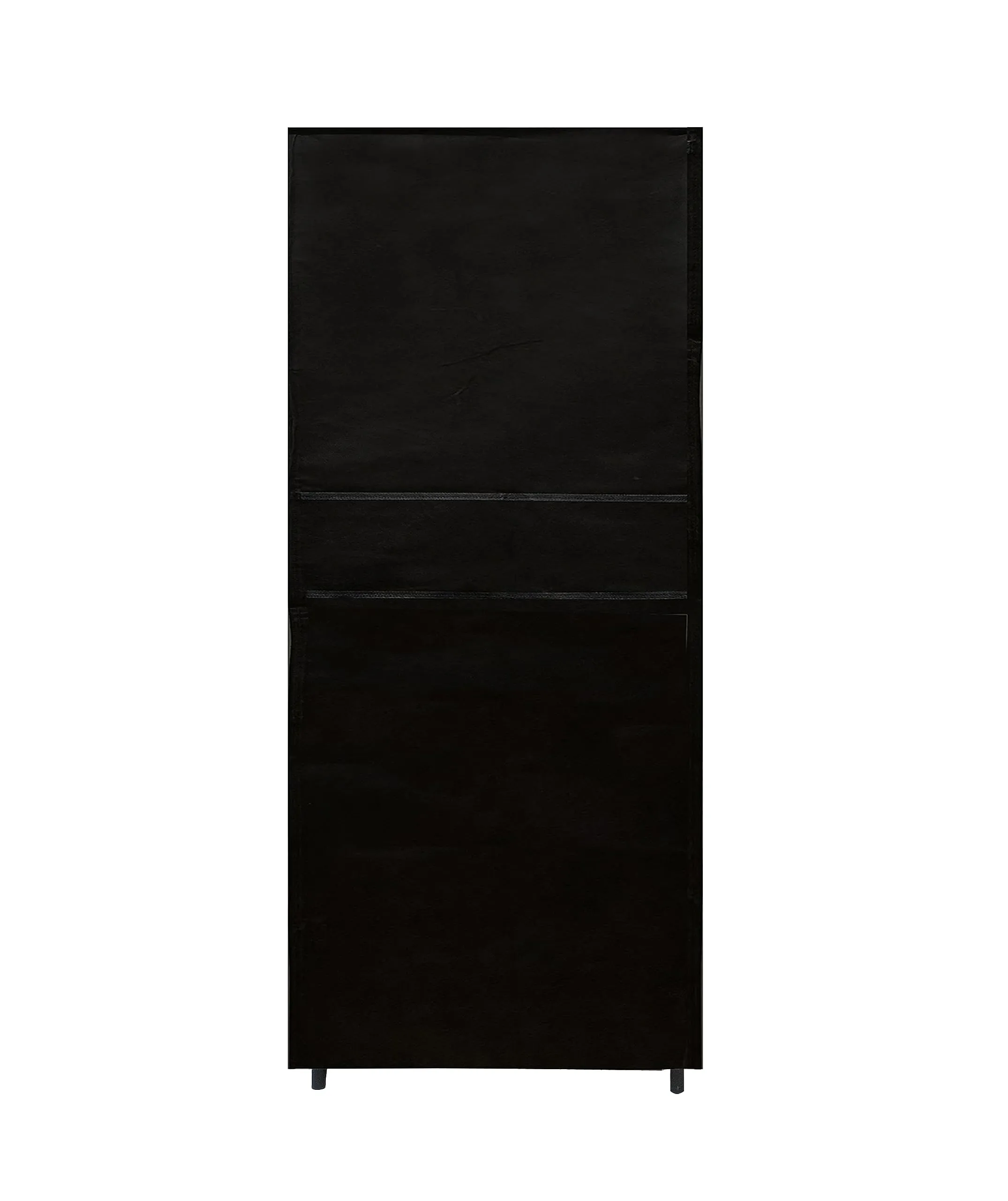 PHILOSHOP Home Utility Portable Space Saving 4 Layer Shoe Rack Organizer Stand Black, Metal