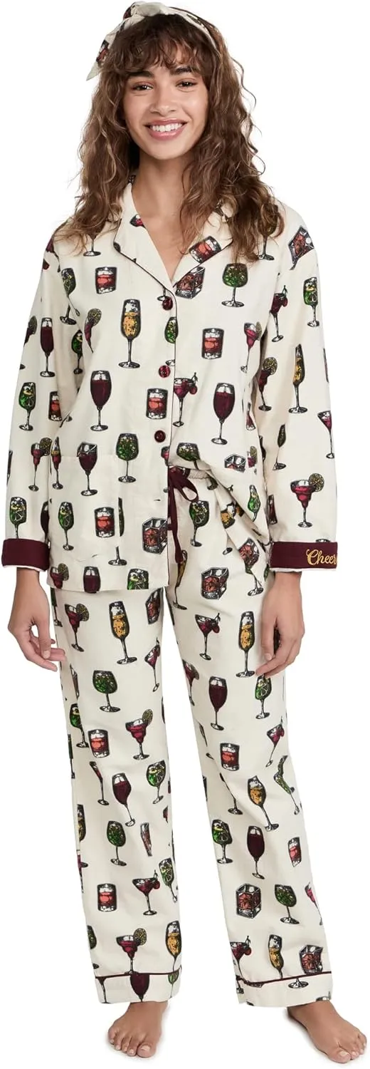 PJ Salvage Women's Loungewear Flannels Pajama Pj Set