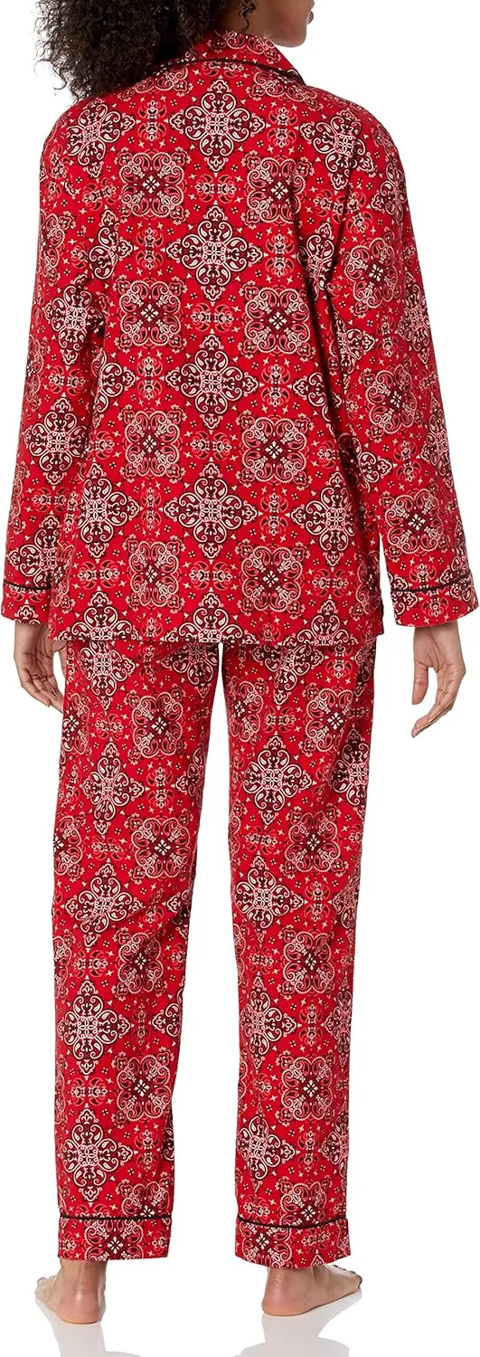 PJ Salvage Women's Loungewear Flannels Pajama Pj Set