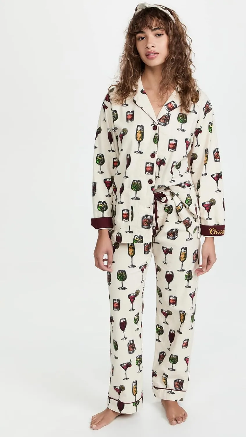 PJ Salvage Women's Loungewear Flannels Pajama Pj Set