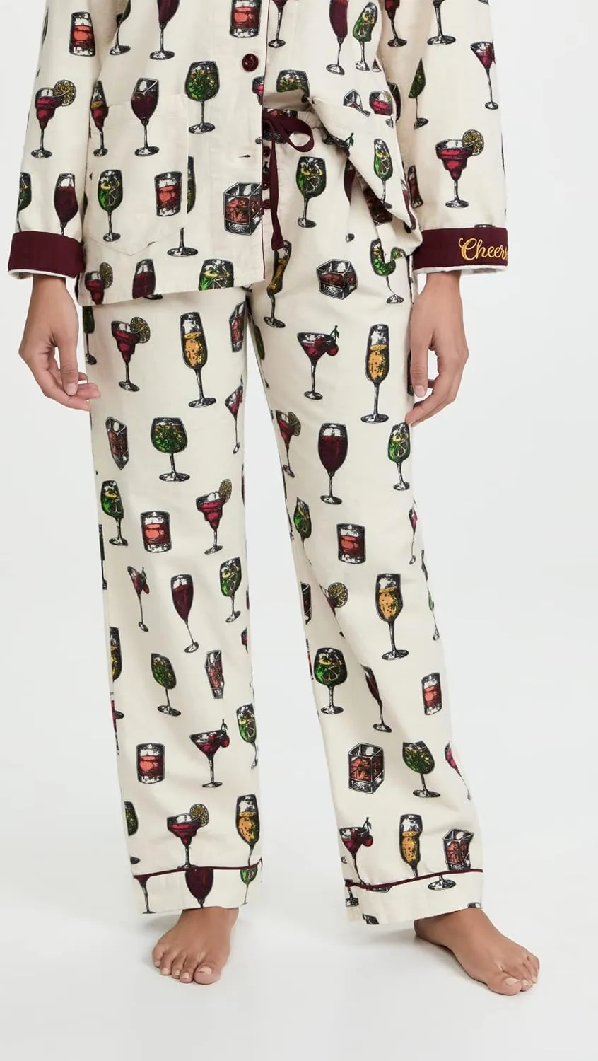 PJ Salvage Women's Loungewear Flannels Pajama Pj Set