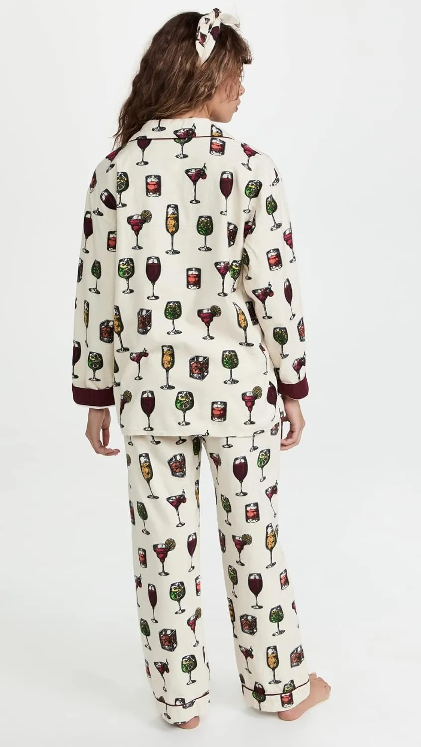 PJ Salvage Women's Loungewear Flannels Pajama Pj Set