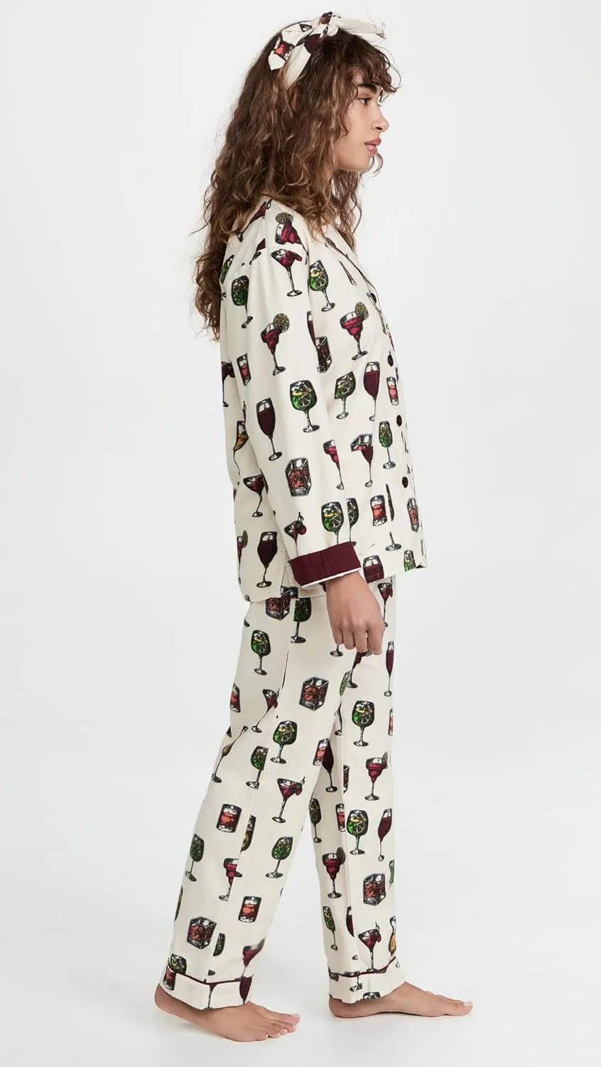 PJ Salvage Women's Loungewear Flannels Pajama Pj Set