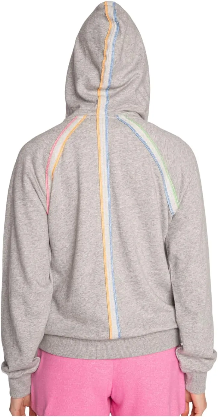 PJ Salvage womens Loungewear Neon Stripes Hoody