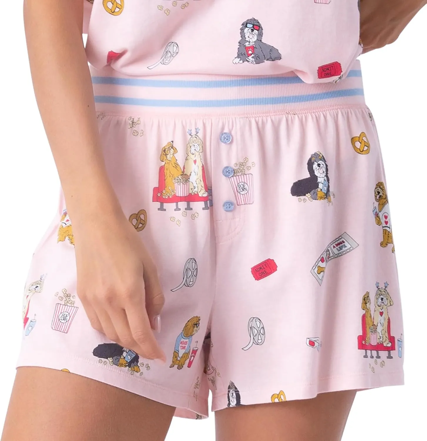 PJ Salvage Women's Loungewear Playful Prints Short