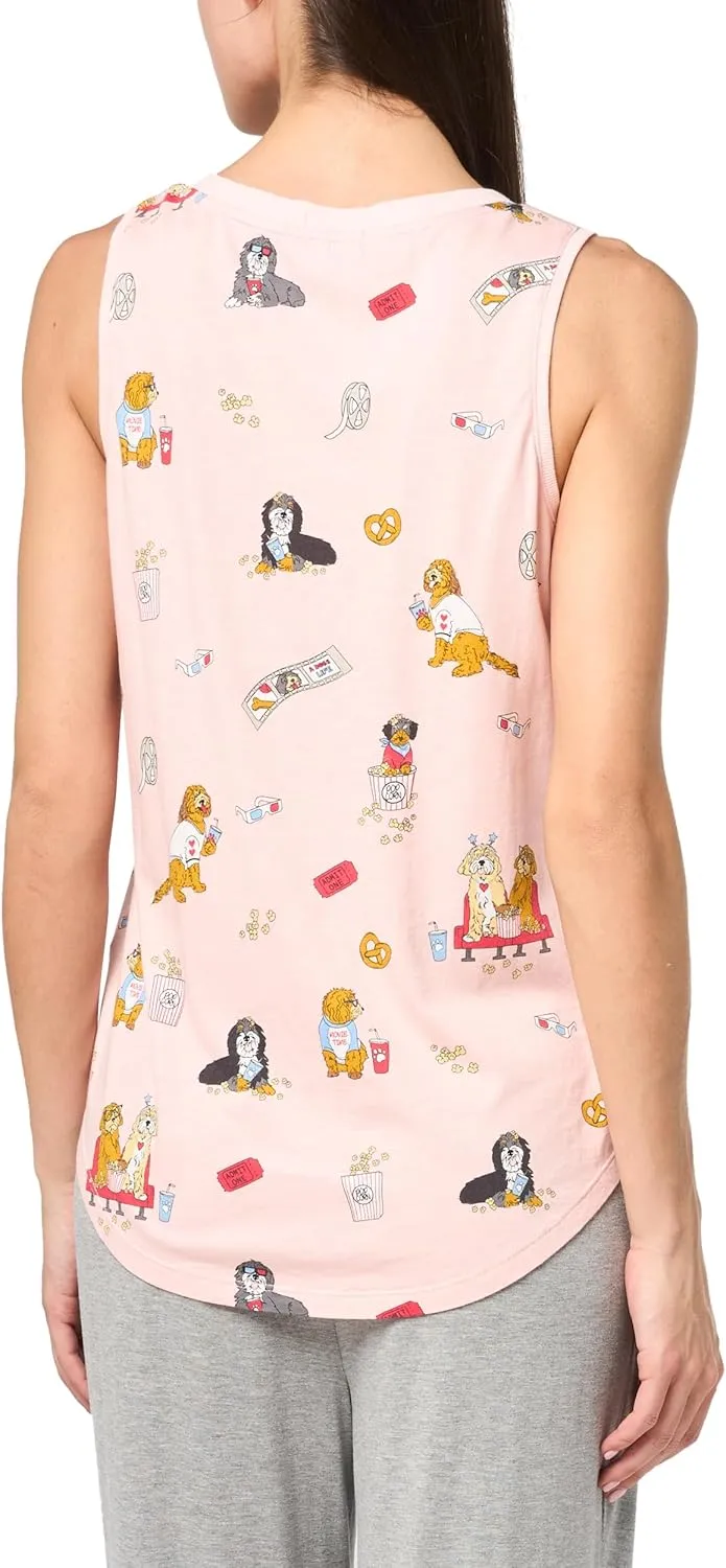 PJ Salvage Women's Loungewear Playful Prints Tank
