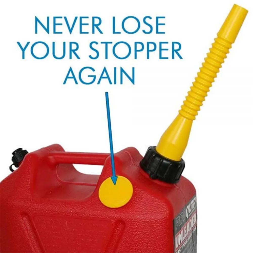 Pro Quip 10L Plastic Fast Pour Fuel Jerry Can - Unleaded Petrol Red - 1008