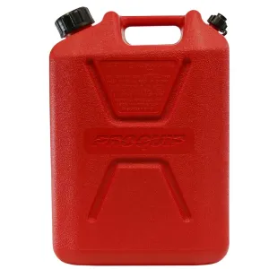 Pro Quip 10L Plastic Fast Pour Fuel Jerry Can - Unleaded Petrol Red - 1008