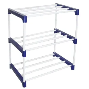 rawzz 3 Shelves shoe rack Multipurpose storage Rack made of metal 16mm pipe
