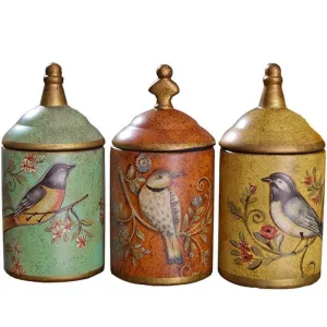Retro Ceramic Tea Caddies