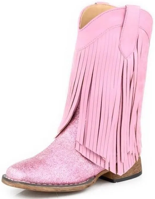ROPER Girl's Double Fringe (Toddler/Little Kid) Western Boot