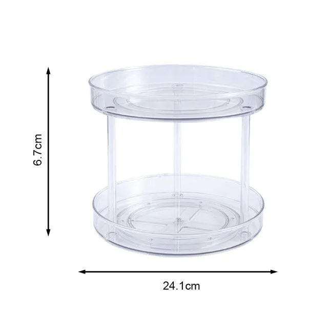 Rotating Storage Rack Bottle Shelf