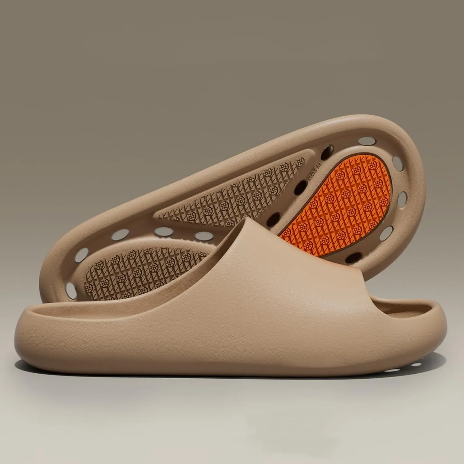 Shower Shoes Womens Bathroom Slipper Mens Bath Slippers Pillow Slippers Non Slip Open Toe Room Spa Living