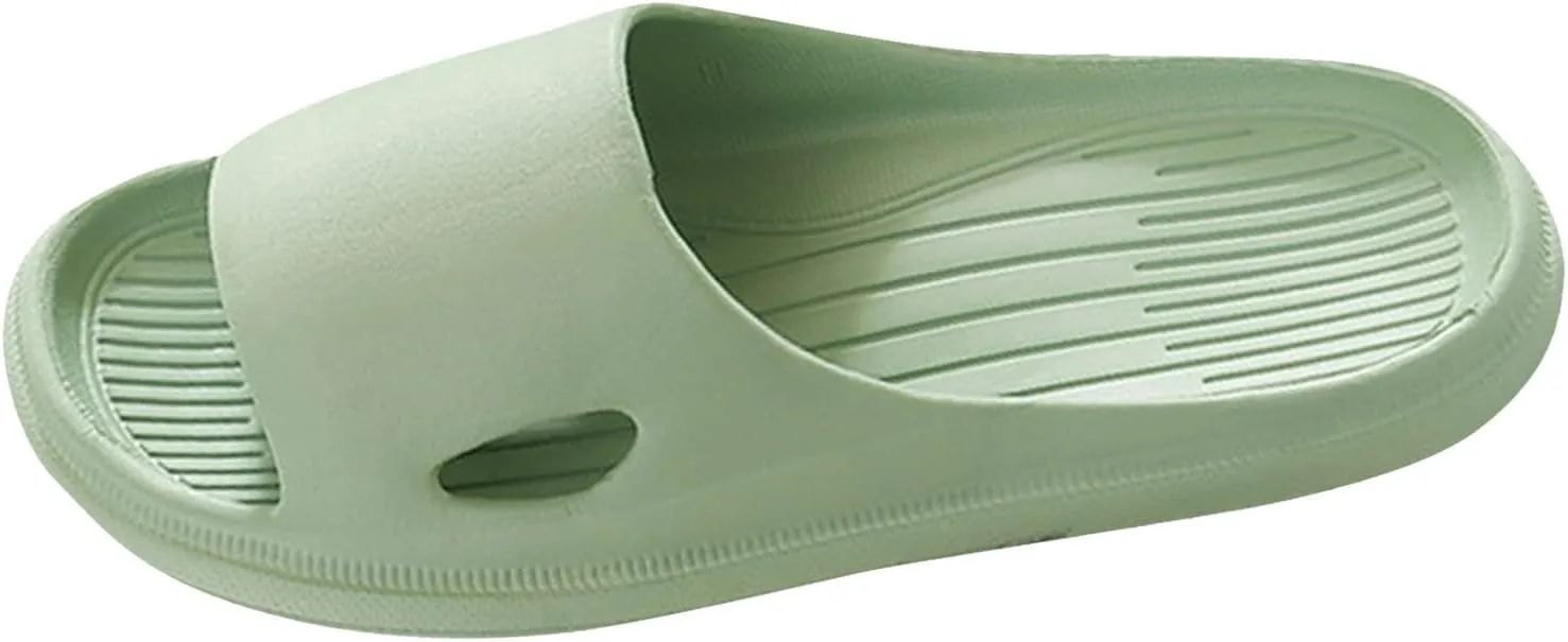 Shower Shoes Women's Slides Shower Sandals Mens Slippers Cloud Slippers Shoes with Drainage Holes