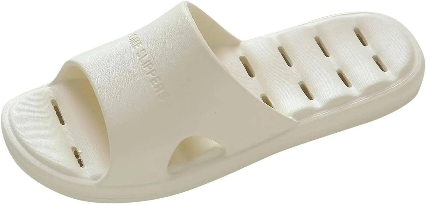 Shower Slippers for Men Shower Slides Men Shoes Quick Drying Sandals Indoor and Outdoor Indoor Home Beach Non Slip Sandal House Slides Ultra Comfort Non Slip Sandals and Outdoor Men's Athletic