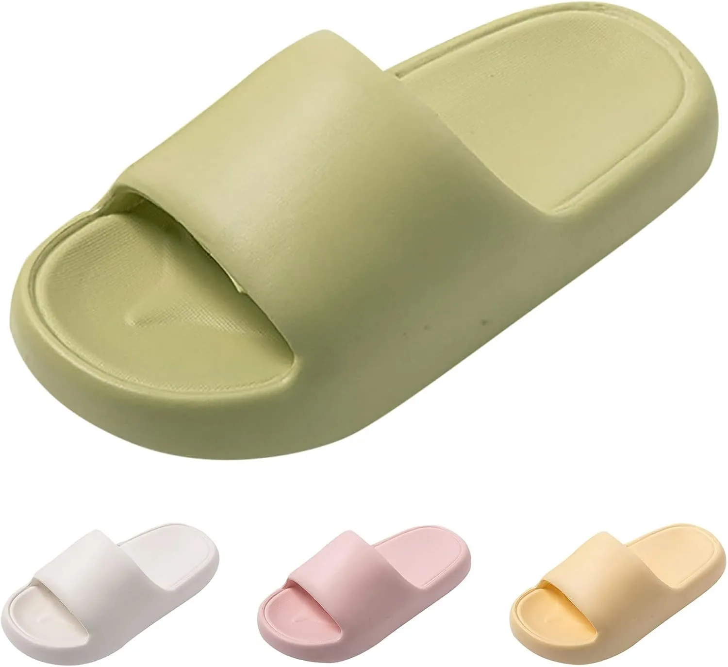 Showers Sandals Mens Cloud Slides Womens Bathroom Slipper Bath Slippers House Home Water Shoe Soft Sole