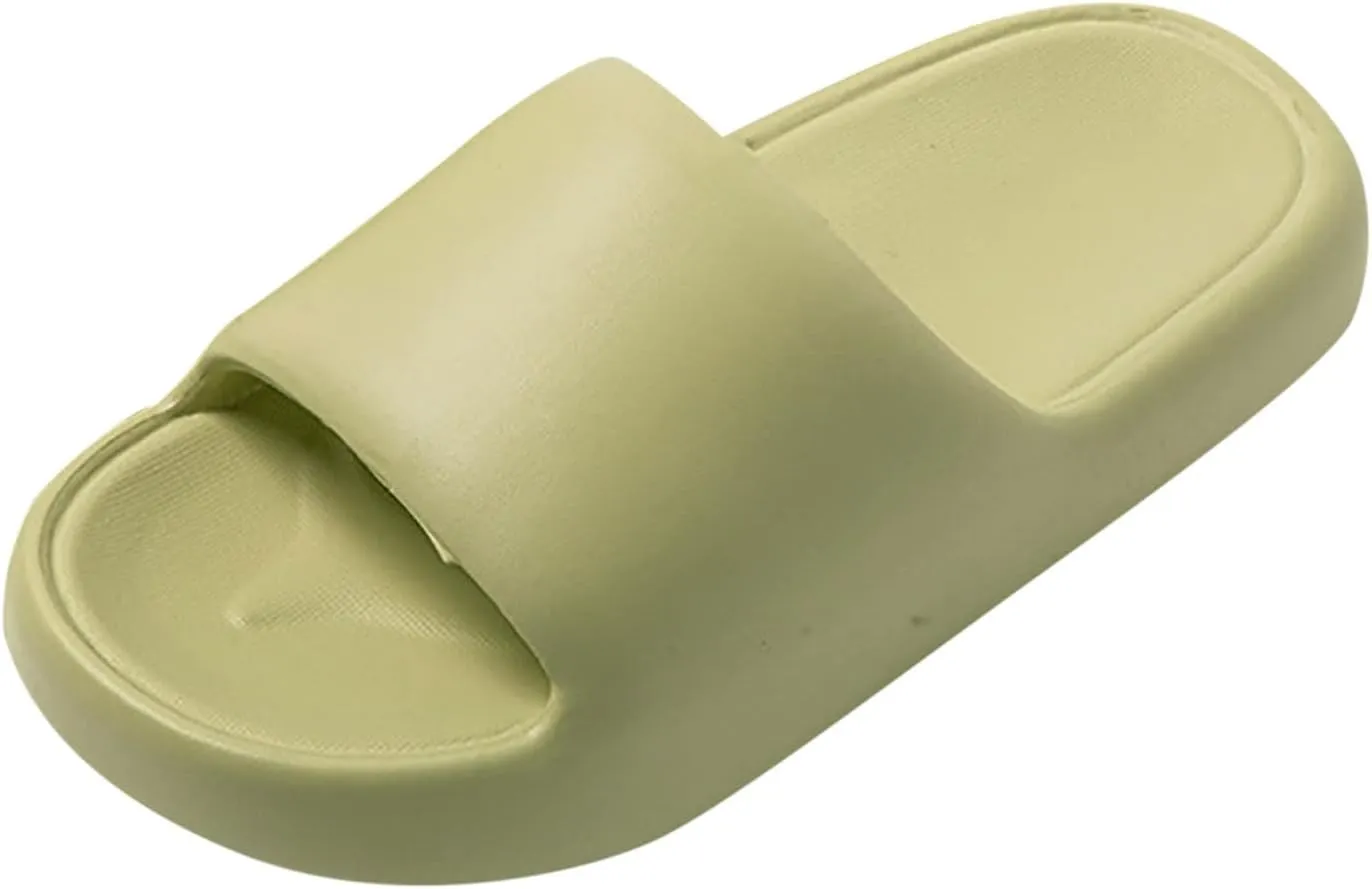 Showers Sandals Mens Cloud Slides Womens Bathroom Slipper Bath Slippers House Home Water Shoe Soft Sole