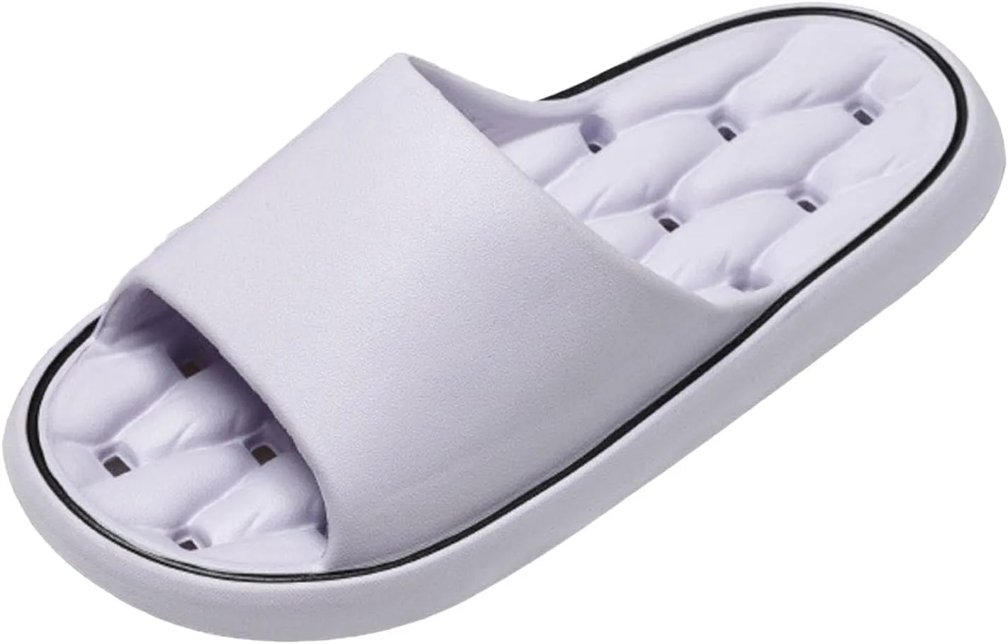Slippers Same Couple Bathroom for Men and Women Leaking Water Soft Bottom Comfortable Glitter for Women