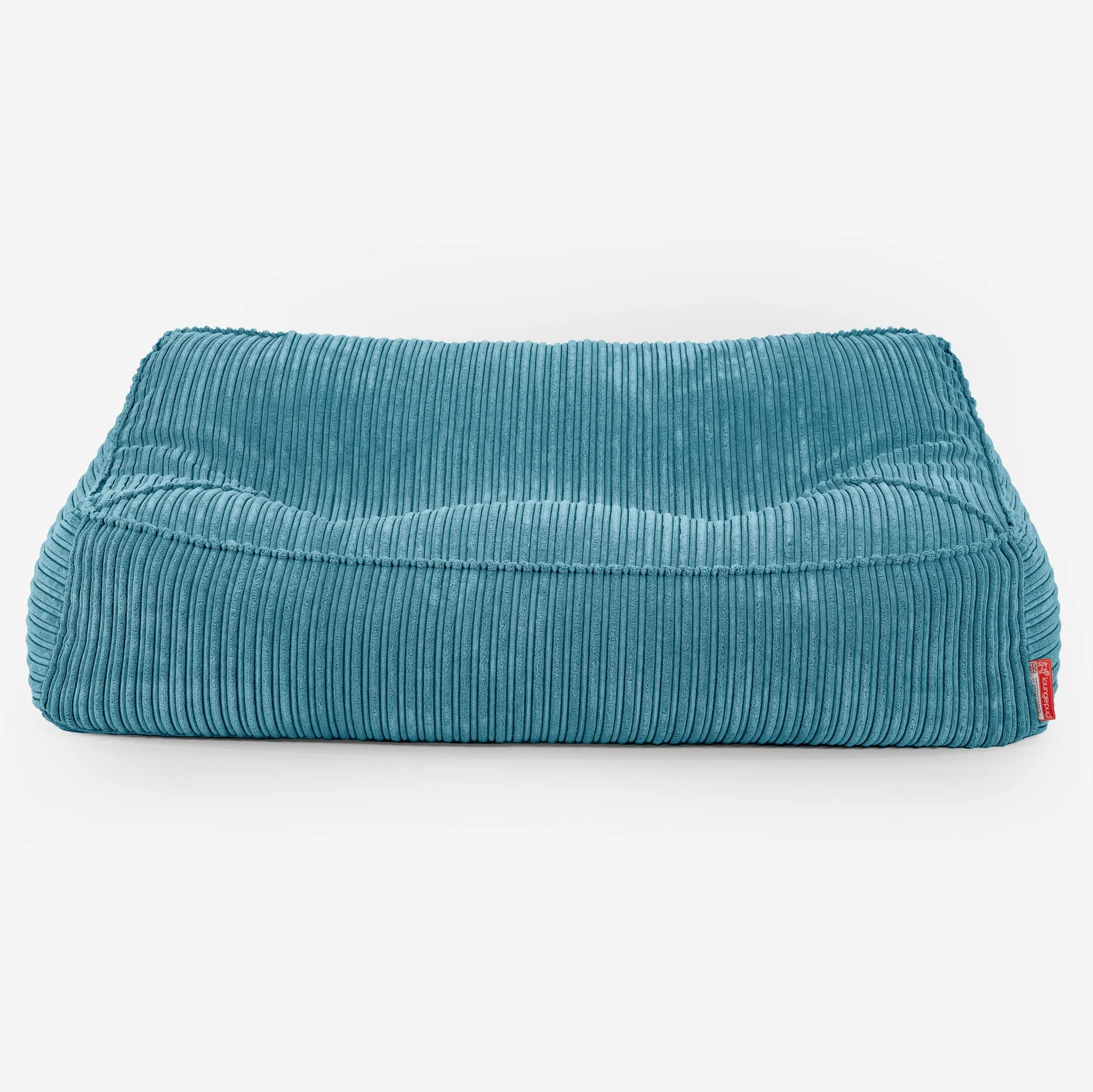 Sloucher Bean Bag Sofa - Cord Aegean Blue