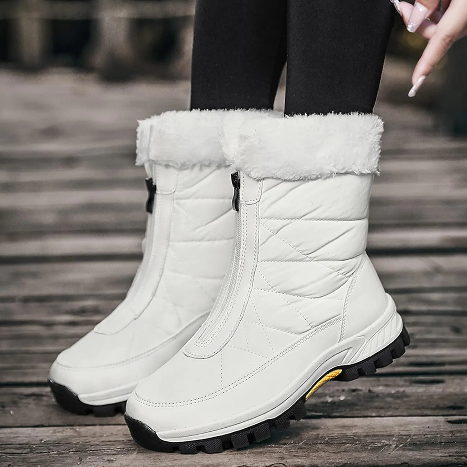 Snow Boots for Women Waterproof Insulated Winter Waterproof Boots for Women Woman Winter Boots with Fur Snowboard Boots Women Winter Boot for Women Wide