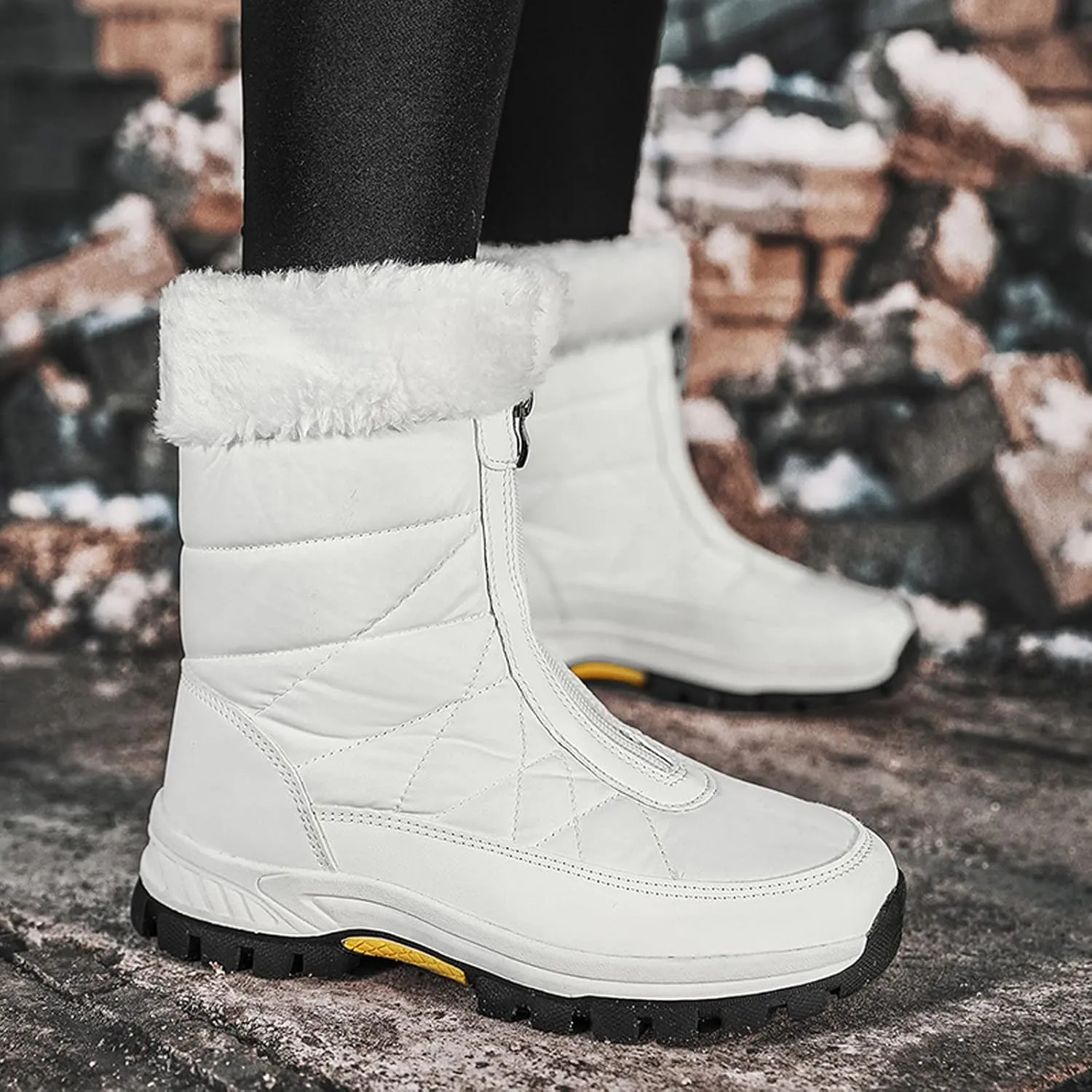 Snow Boots for Women Waterproof Insulated Winter Waterproof Boots for Women Woman Winter Boots with Fur Snowboard Boots Women Winter Boot for Women Wide