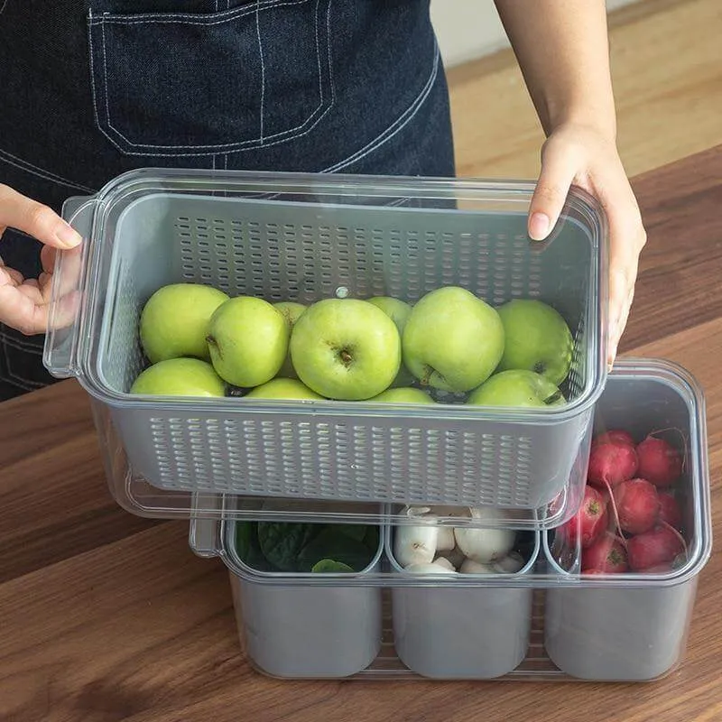 Space Saver Fridge Storage Container Organizers
