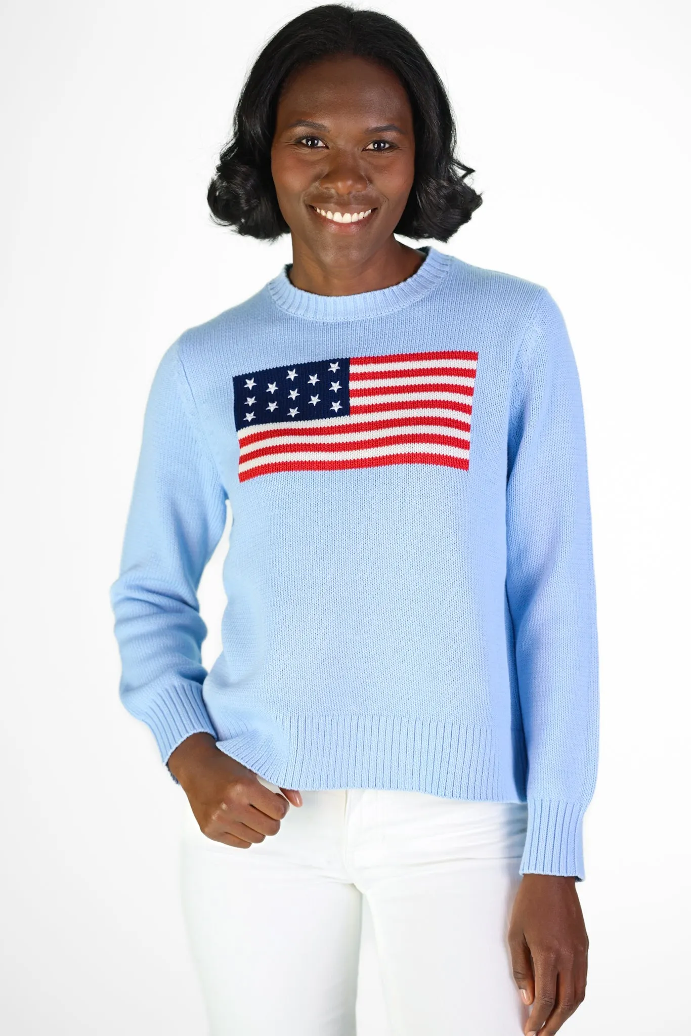 Sport Crew Neck Flag Sweater - 2 Colors