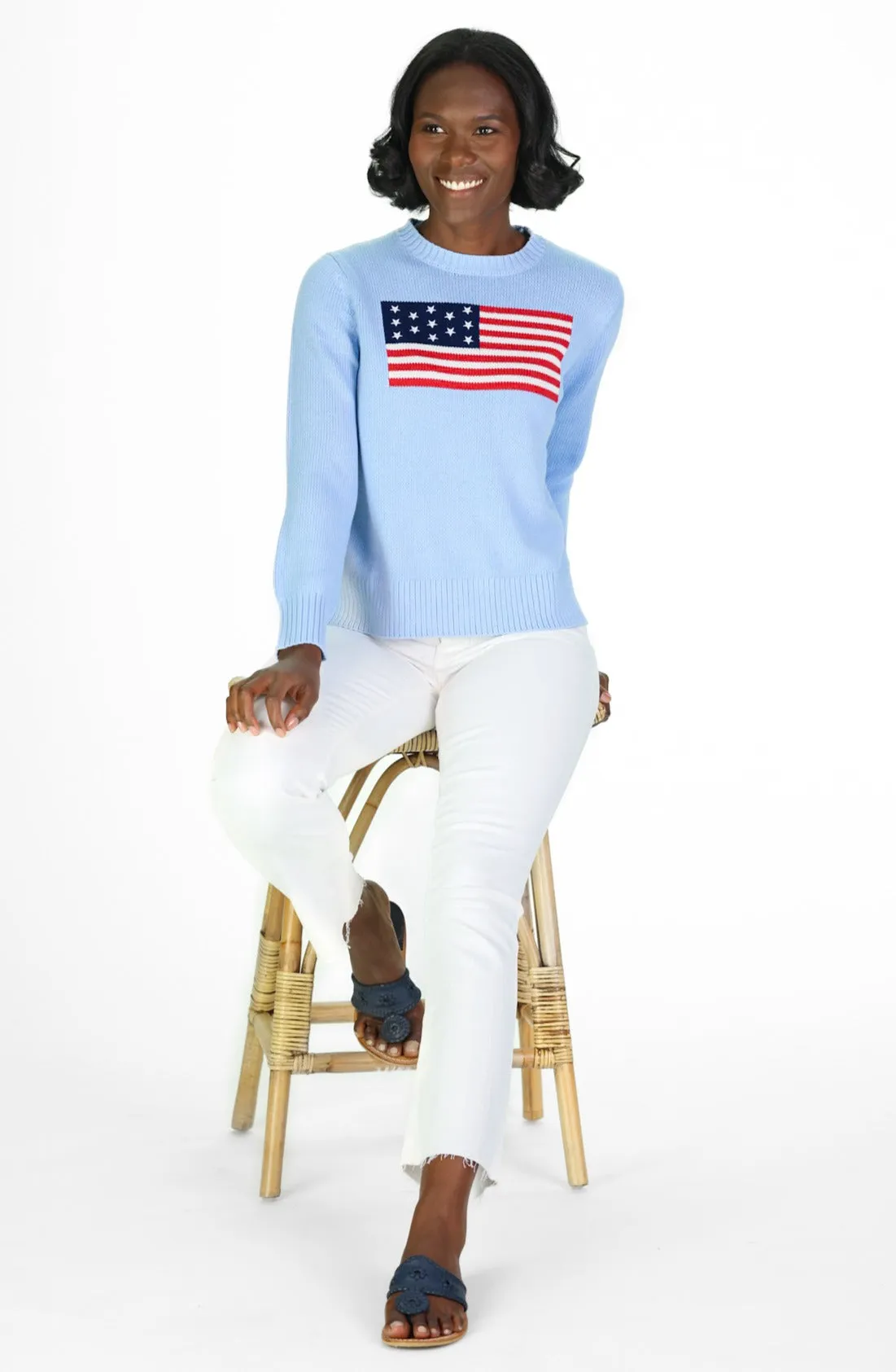 Sport Crew Neck Flag Sweater - 2 Colors