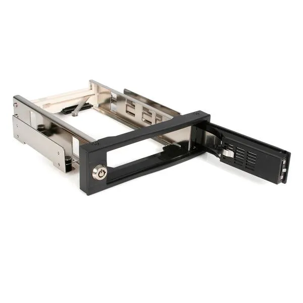 Startech.Com 5.25In Trayless Hot Swap Mobile Rack For 3.5In Hard Drive - Internal Sata Backplane Enclosure - Lockable Dr