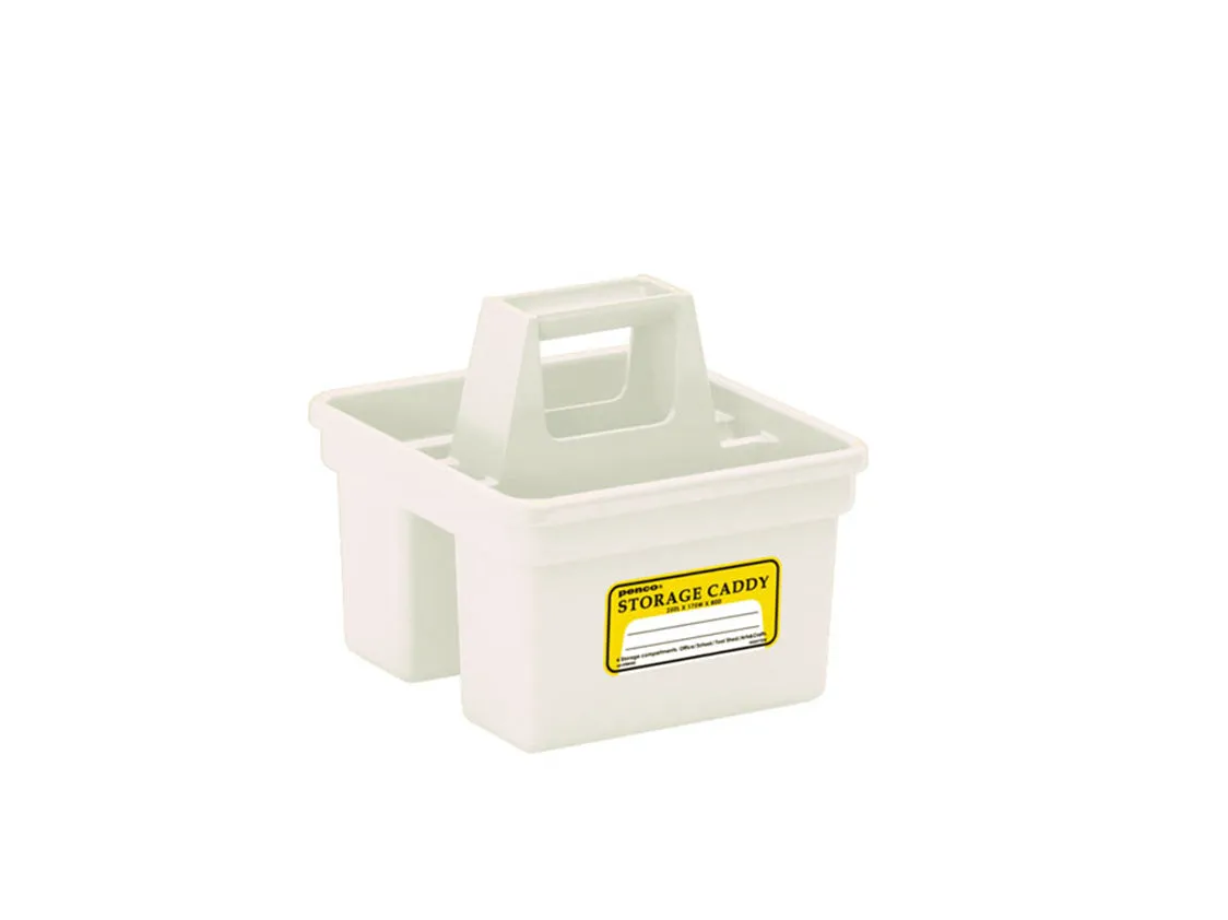 Storage Caddy Small White