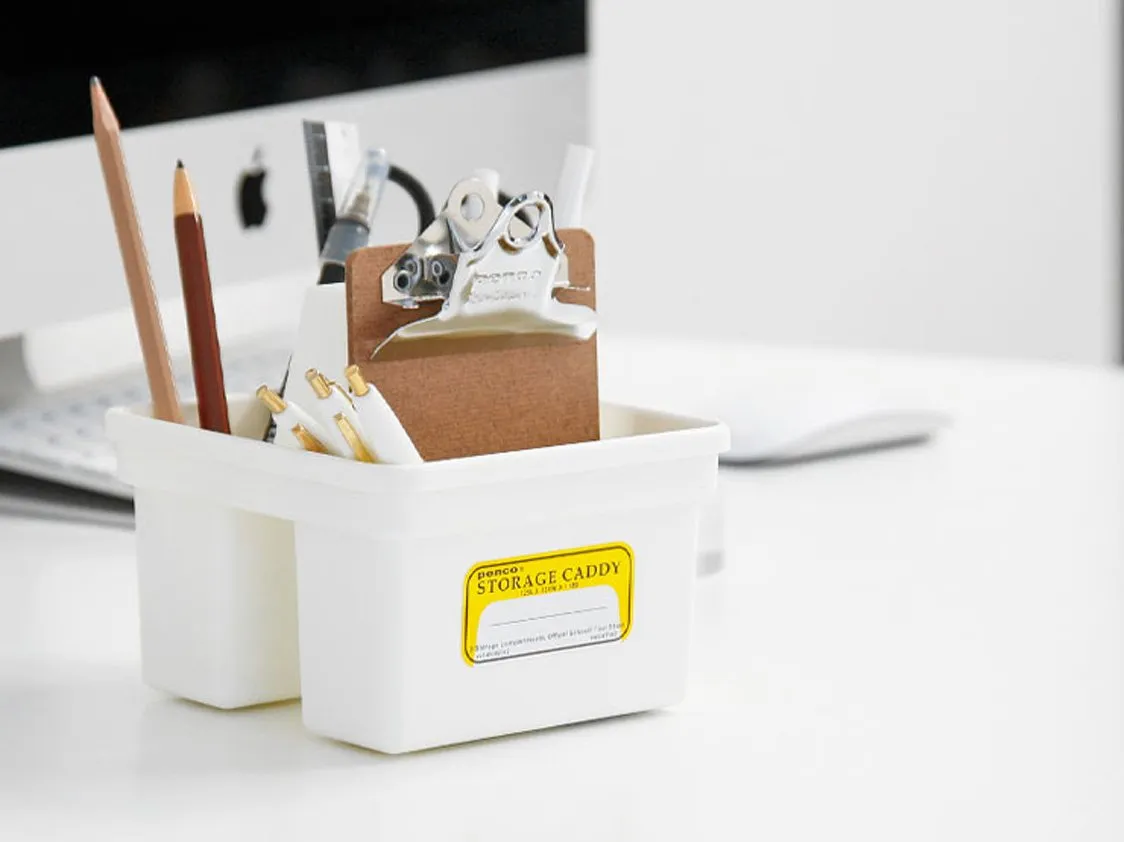 Storage Caddy Small White