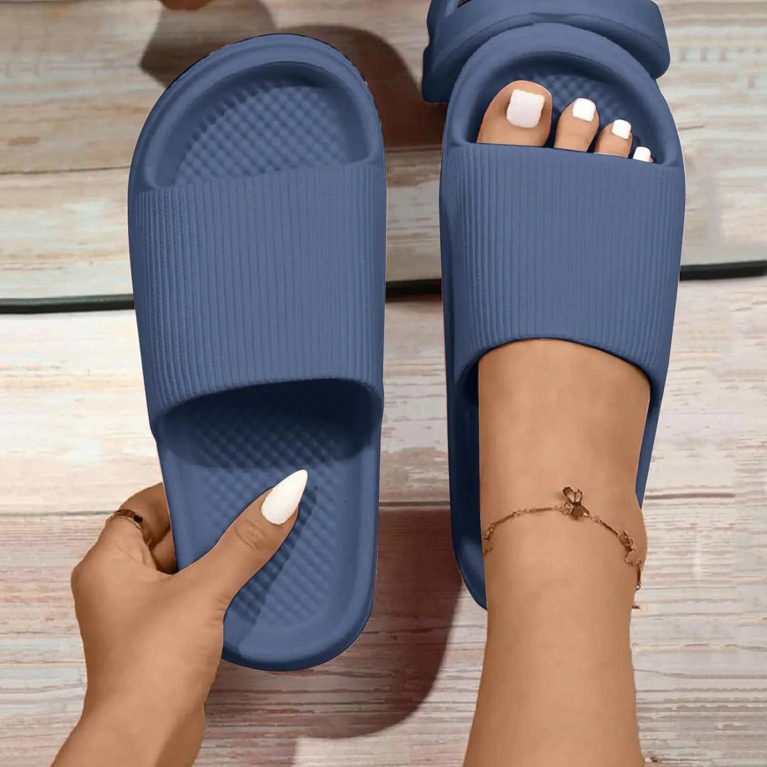 Summer Slipper for Men and Women Indoor Plus Size Slides Bathroom Sandals Fashion Slide Women Thong Slippers