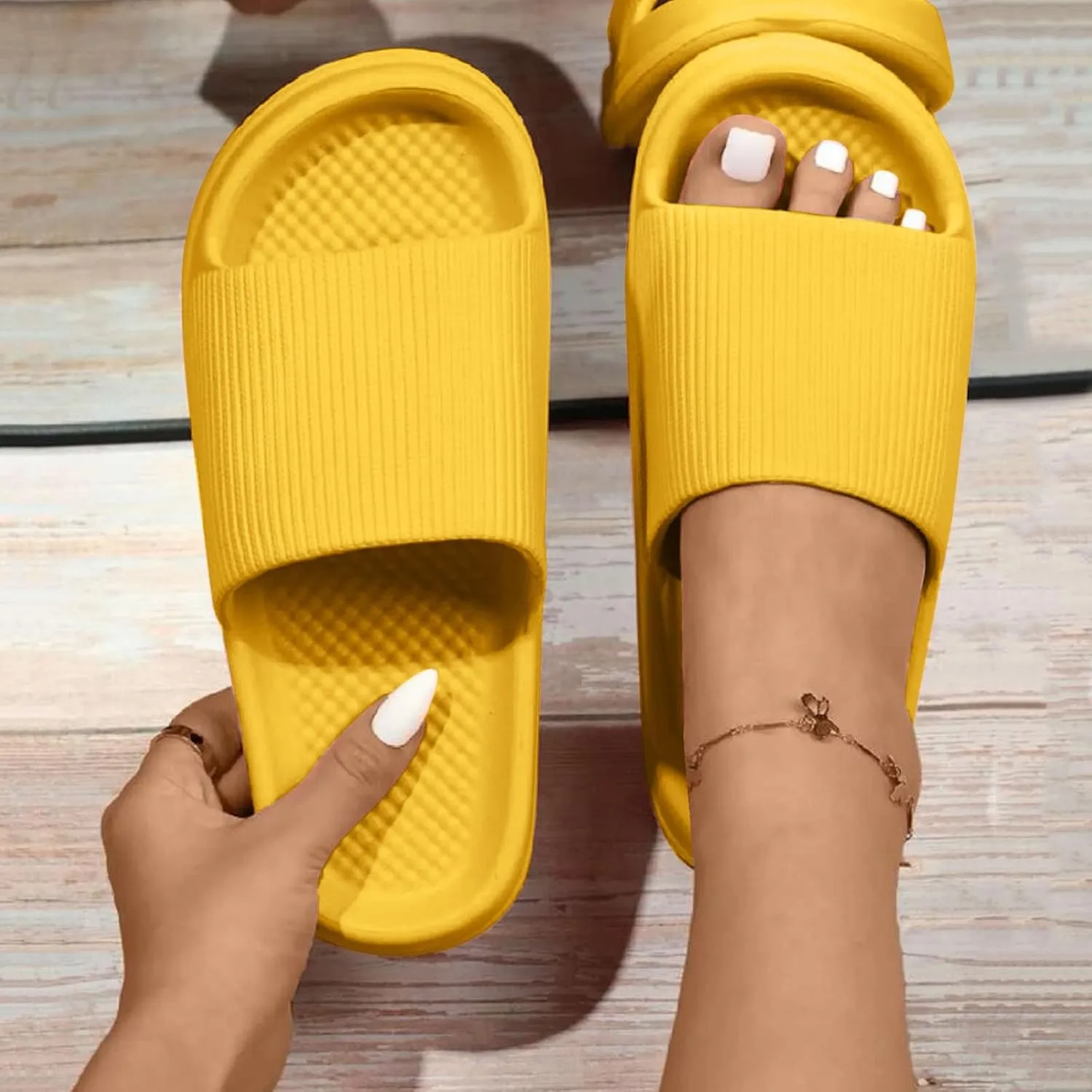 Summer Slipper for Men and Women Indoor Plus Size Slides Bathroom Sandals Fashion Slide Women Thong Slippers