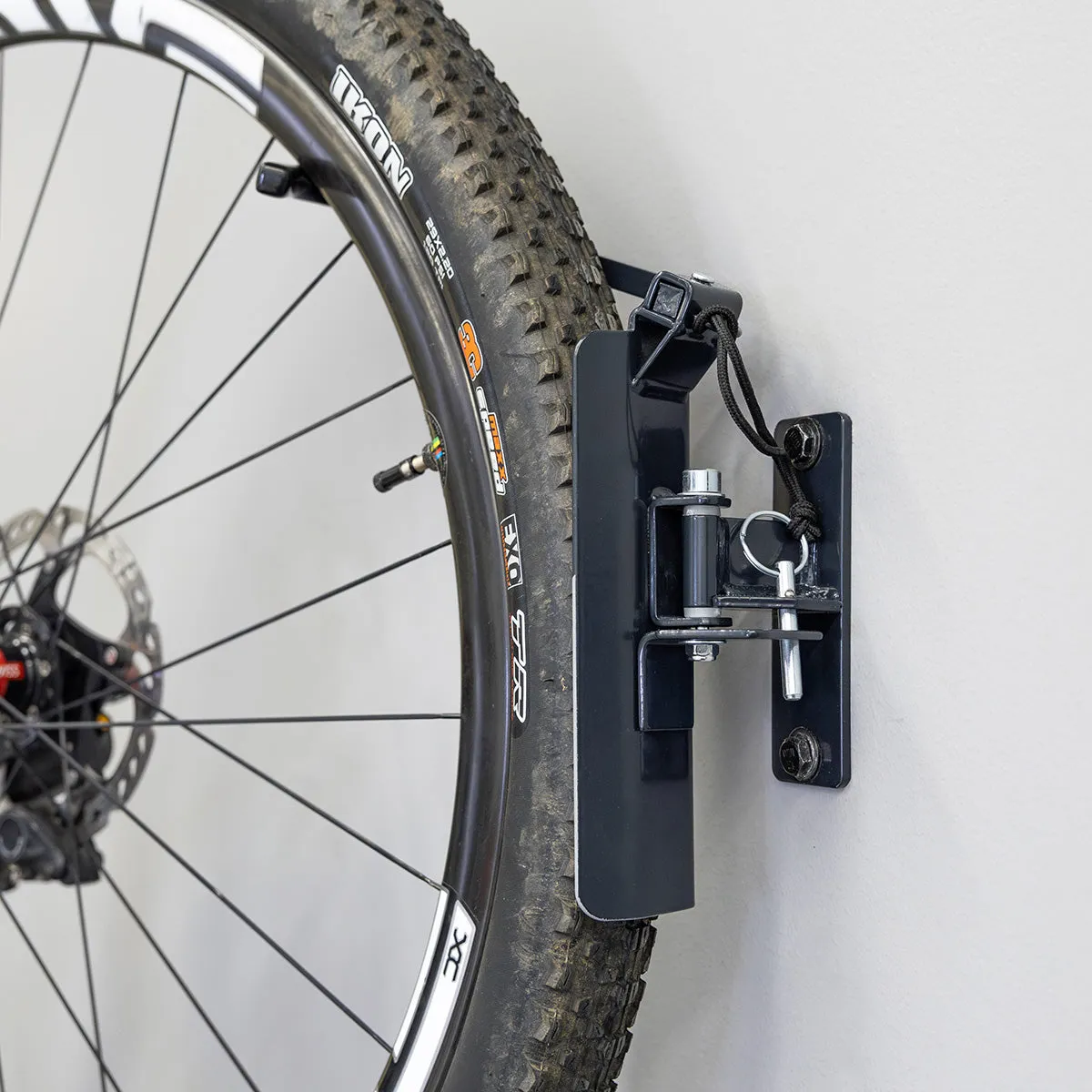 Swivel Mount Bike Storage Rack | 2 Bike Garage Wall Hooks | Deep Water