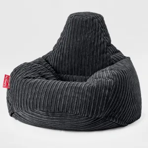 Teardrop Bean Bag Chair - Cord Black