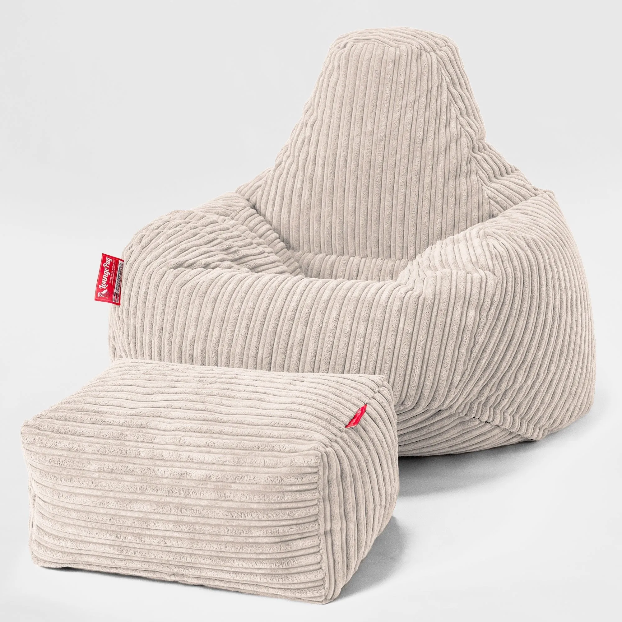 Teardrop Bean Bag Chair - Cord Ivory