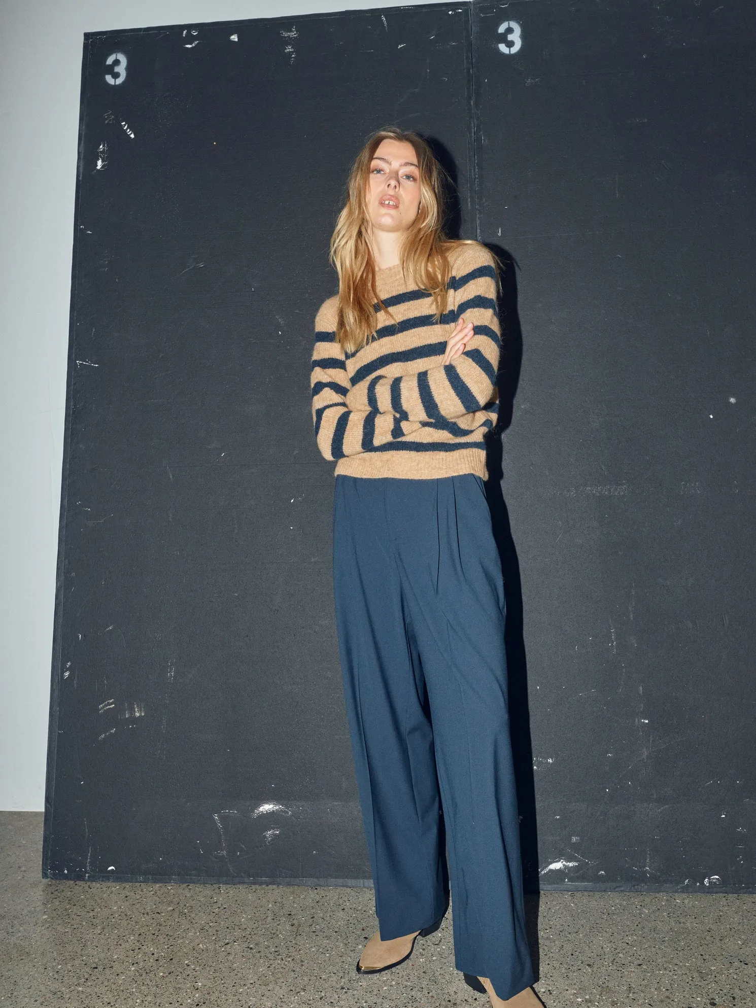 Thora Stripe Crewneck