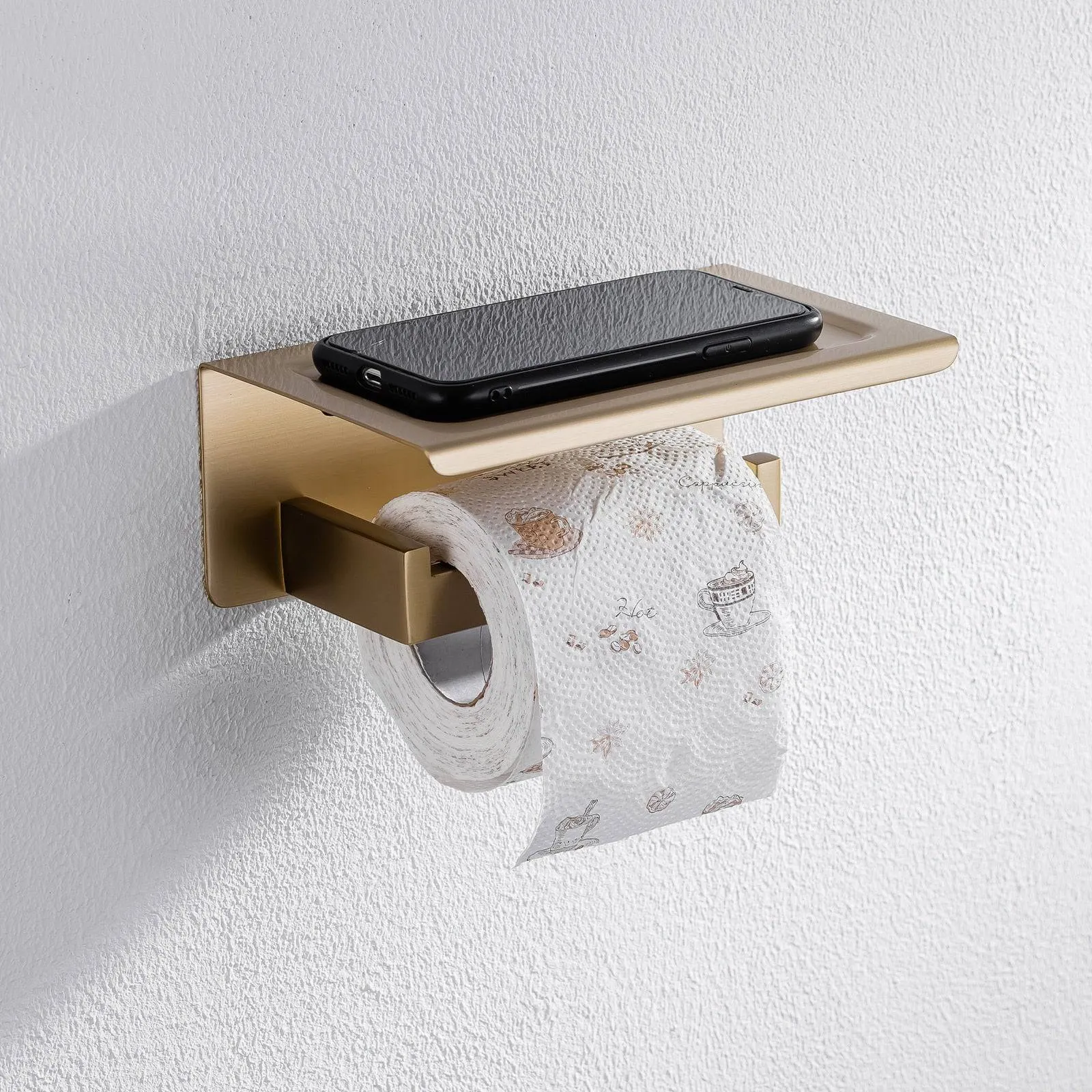 Toilet Paper Holder Bathroom Wall Mount WC Paper Phone Holder Shelf Towel Roll
