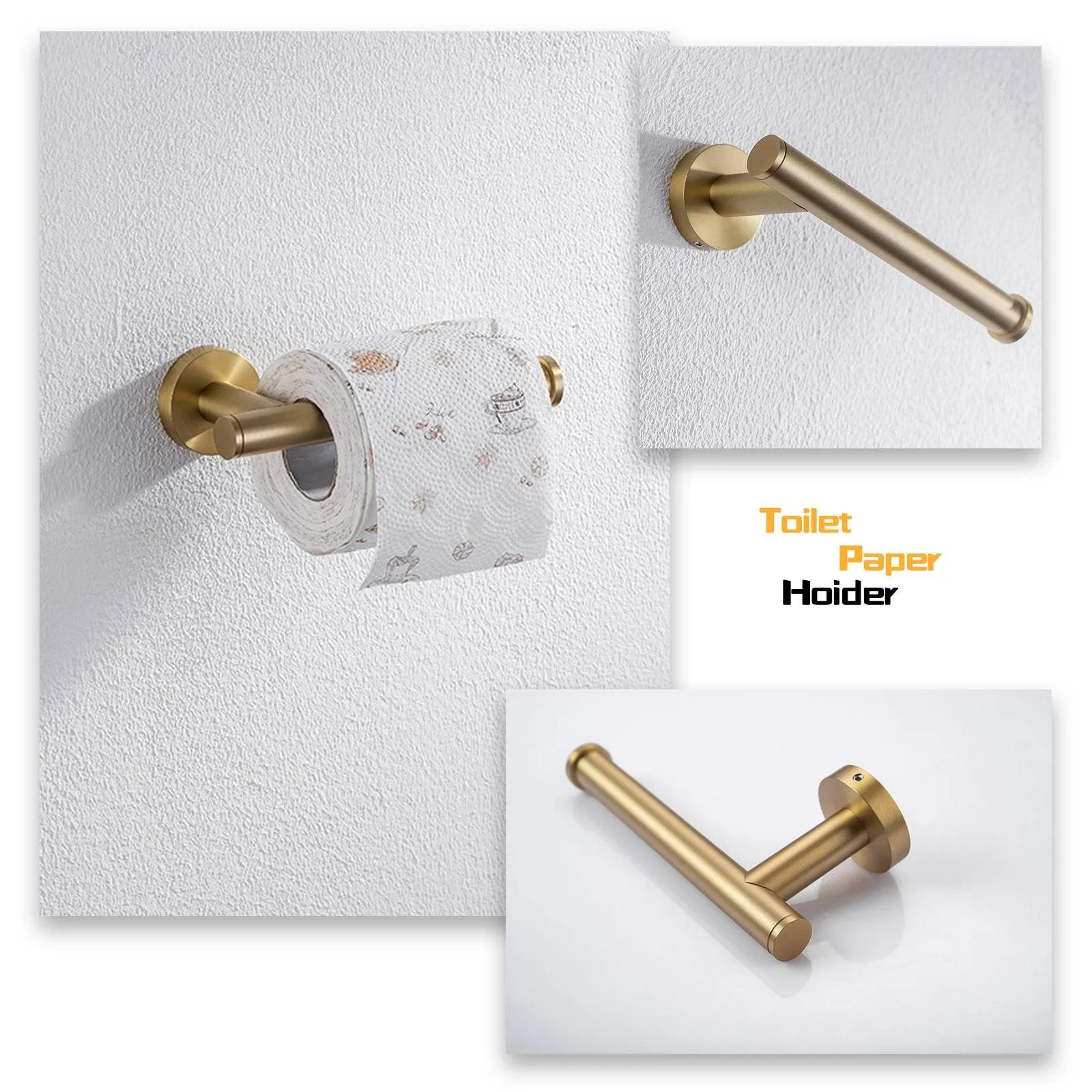 Toilet Paper Holder Bathroom Wall Mount WC Paper Phone Holder Shelf Towel Roll