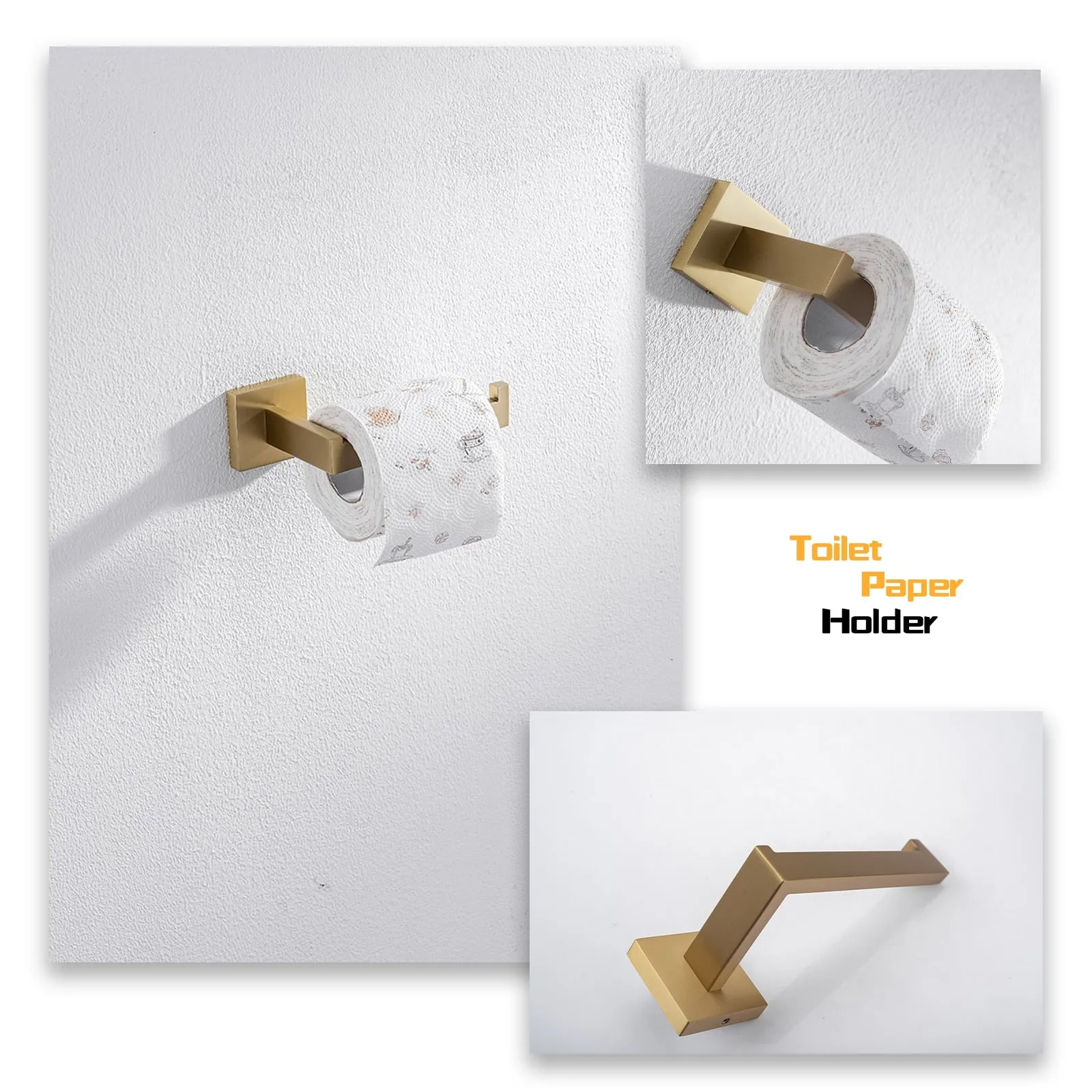 Toilet Paper Holder Bathroom Wall Mount WC Paper Phone Holder Shelf Towel Roll
