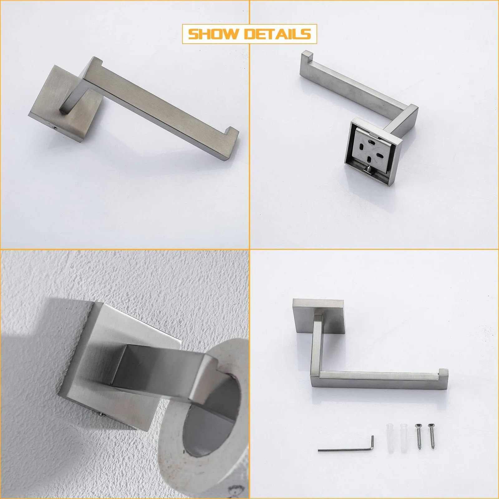 Toilet Paper Holder Bathroom Wall Mount WC Paper Phone Holder Shelf Towel Roll