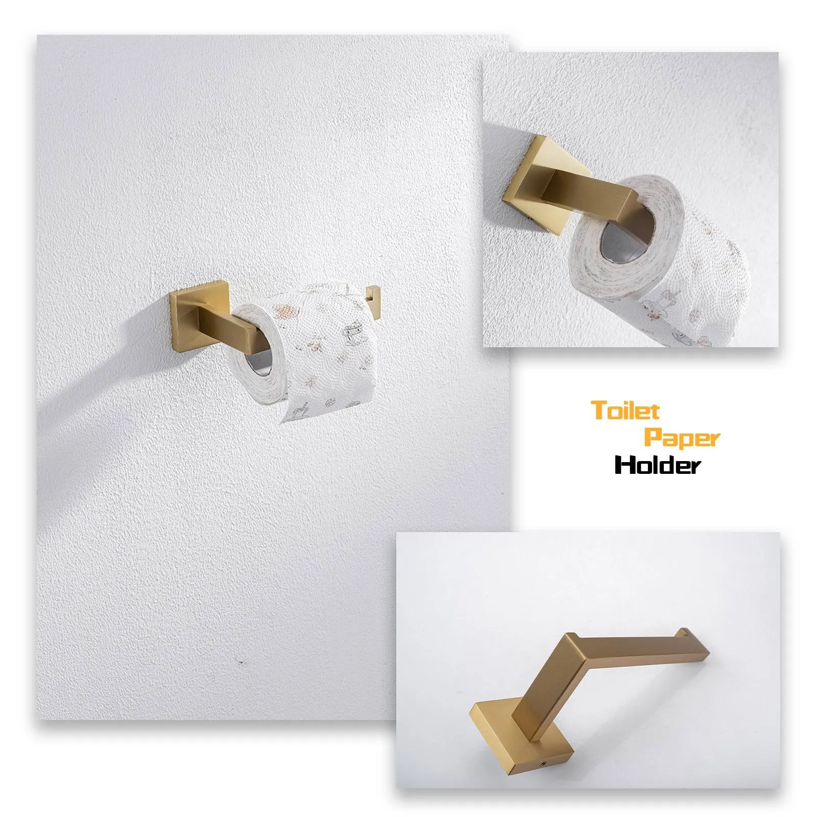 Toilet Paper Holder Bathroom Wall Mount WC Paper Phone Holder Shelf Towel Roll
