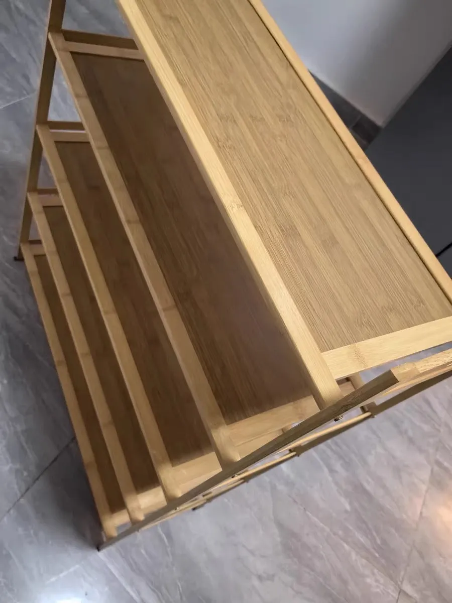 UIOSANRT shoe racks,Advanced stackable shoe rack designed with natural wood