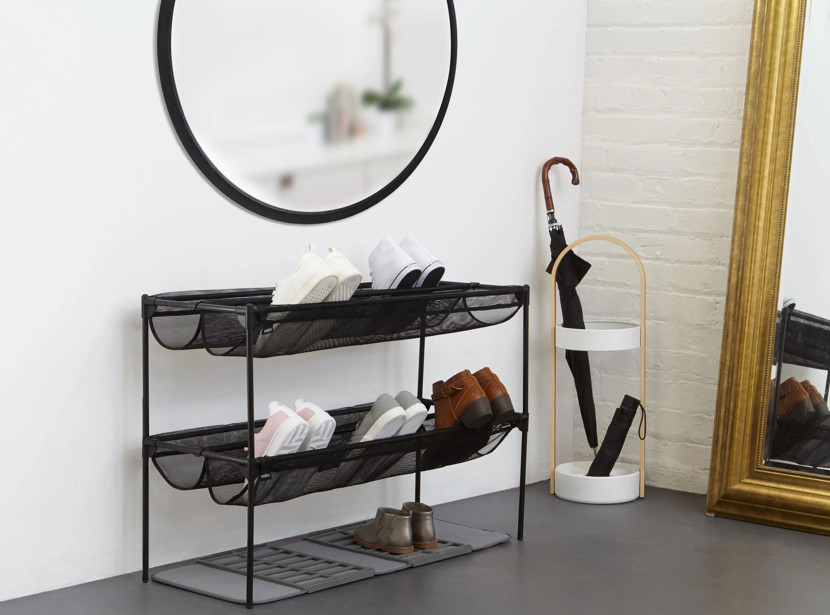 Umbra Shoe Sling 2-Tier Shoe Rack