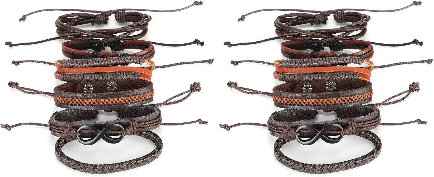 Unisex Multi - Woven Bracelets - Versatile Fashion Accessories for Casual and Formal Wear