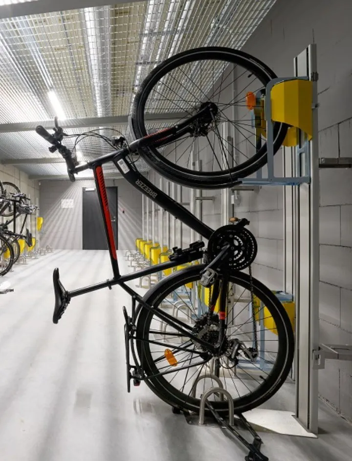 VERTICAL BICYCLE RACKS